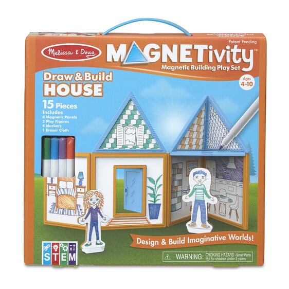 Magnetic clearance building panels